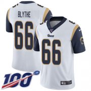 Wholesale Cheap Nike Rams #66 Austin Blythe White Youth Stitched NFL 100th Season Vapor Untouchable Limited Jersey