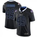 Wholesale Cheap Nike Bills #49 Tremaine Edmunds Lights Out Black Men's Stitched NFL Limited Rush Jersey