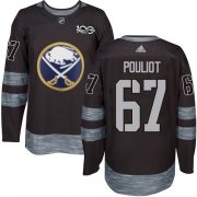 Wholesale Cheap Adidas Sabres #67 Benoit Pouliot Black 1917-2017 100th Anniversary Stitched NHL Jersey