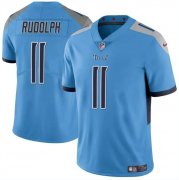 Cheap Men's Tennessee Titans #11 Mason Rudolph Blue Vapor Limited Football Stitched Jersey