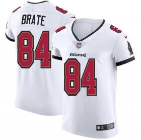 Wholesale Cheap Tampa Bay Buccaneers #84 Cameron Brate Men\'s Nike White Vapor Elite Jersey