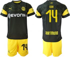 Wholesale Cheap Dortmund #14 Isak Away Soccer Club Jersey