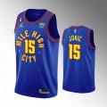 Wholesale Cheap Men's Denver Nuggets #15 Nikola Jokic Blue 2022-23 statement edition Stitched Jersey