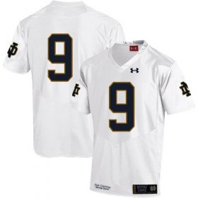 Wholesale Cheap Men\'s Notre Dame #9 Jaylon Smith White 2020 College Football Jersey