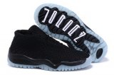 Wholesale Cheap Kid's Air Jordan 11 Future Shoes Black/blue