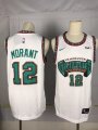 Wholesale Cheap Grizzlies 12 Ja Morant White Nike Swingman Jersey