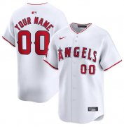 Cheap Men's Los Angeles Angels Active Player Custom White Home Limited Baseball Stitched Jersey