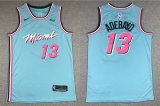 Wholesale Cheap Men's Miami Heat #13 Bam Adebayo Light Blue 2019 Nike Swingman Stitched NBA Jersey With The Sponsor Logo