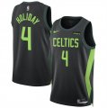 Cheap Men's Boston Celtics #4 Jrue Holiday Black 2024-25 City Edition Stitched Basketball Jersey