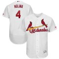 Wholesale Cheap St. Louis Cardinals #4 Yadier Molina Majestic 2019 Hispanic Heritage Flex Base Authentic Player Jersey White