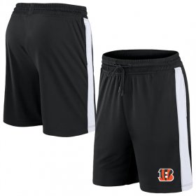 Wholesale Cheap Men\'s Cincinnati Bengals Black Performance Shorts