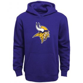 Wholesale Cheap Minnesota Vikings Team Logo Pullover Hoodie Purple