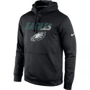 Wholesale Cheap Men's Philadelphia Eagles Nike Black Kick Off Staff Performance Pullover Hoodie