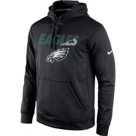 Wholesale Cheap Men\'s Philadelphia Eagles Nike Black Kick Off Staff Performance Pullover Hoodie