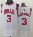 Wholesale Cheap Chicago Bulls #3 Doug McDermott White Swingman Jersey