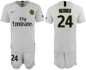 Wholesale Cheap Paris Saint-Germain #24 Nkunku Away Soccer Club Jersey