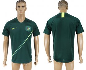 Wholesale Cheap Australia Blank Away Soccer Country Jersey