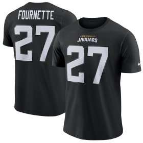 Wholesale Cheap Nike Jacksonville Jaguars #27 Leonard Fournette Dri-FIT Player Pride 3.0 Name & Number T-Shirt Black