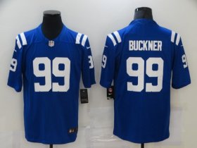 Wholesale Cheap Men\'s Indianapolis Colts #99 DeForest Buckner Royal Blue 2020 Vapor Untouchable Stitched NFL Nike Limited Jersey