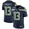 Wholesale Cheap Nike Seahawks #13 Phillip Dorsett Steel Blue Team Color Men's Stitched NFL Vapor Untouchable Limited Jersey