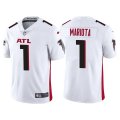 Wholesale Cheap Men's Atlanta Falcons #1 Marcus Mariota White Vapor Untouchable Limited Stitched Jersey