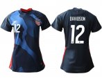 Wholesale Cheap Women 2020-2021 Season National Team America away aaa 12 blue Soccer Jerseys