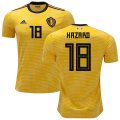 Wholesale Cheap Belgium #18 Hazard Away Kid Soccer Country Jersey