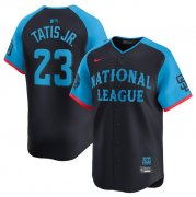 Cheap Men's National League #23 Fernando Tatis Jr. Navy 2024 All-Star Limited Stitched Baseball Jersey