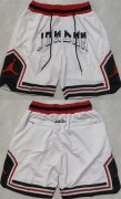 Wholesale Cheap Men's Michael Jordan White Red Black Shorts