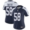 Wholesale Cheap Women's Dallas Cowboys #58 Aldon Smith Limited Navy Alternate Vapor Untouchable Jersey