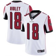 Wholesale Cheap Nike Falcons #18 Calvin Ridley White Men's Stitched NFL Vapor Untouchable Limited Jersey