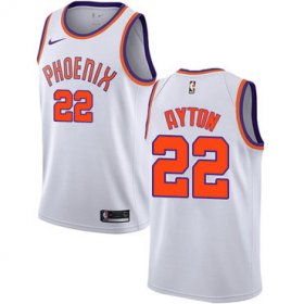 Wholesale Cheap Women\'s Nike Phoenix Suns #22 Deandre Ayton White NBA Swingman Association Edition Jersey