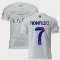 Cheap Men's Al Nassr #7 Cristiano Ronaldo White 2023-24 Soccer Jersey