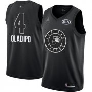 Wholesale Cheap Nike Pacers #4 Victor Oladipo Black NBA Jordan Swingman 2018 All-Star Game Jersey