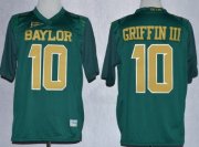 Wholesale Cheap Baylor Bears #10 Robert Griffin III 2013 Green Jersey