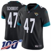 Wholesale Cheap Nike Jaguars #47 Joe Schobert Black Team Color Youth Stitched NFL 100th Season Vapor Untouchable Limited Jersey