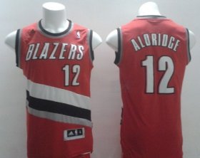 Wholesale Cheap Portland Trail Blazers #12 LaMarcus Aldridge Revolution 30 Swingman Red Jersey