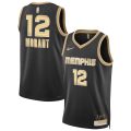 Cheap Men's Memphis Grizzlies #12 Ja Morant Black Gold 2024 Select Series Stitched Jersey