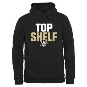 Wholesale Cheap Pittsburgh Penguins Top Shelf Pullover Hoodie Black