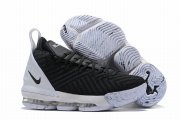 Wholesale Cheap Nike Lebron James 16 Air Cushion Shoes Black White