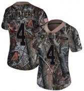 Wholesale Cheap Nike Colts #4 Adam Vinatieri Camo Women's Stitched NFL Limited Rush Realtree Jersey