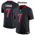 Cheap Women Houston Texans #7 C.J. Stroud Navy 2024 2nd Alternate F.U.S.E Vapor Stitched Jersey