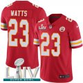 Wholesale Cheap Nike Chiefs #23 Armani Watts Red Super Bowl LIV 2020 Team Color Youth Stitched NFL Vapor Untouchable Limited Jersey