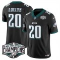 Cheap Men's Philadelphia Eagles #20 Brian Dawkins Black 2024 NFC East Champions F.U.S.E. Vapor Untouchable Limited Stitched Football Jersey