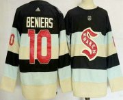 Cheap Men's Seattle Kraken #10 Matthew Beniers Navy 2024 Winter Classic Authentic Jersey