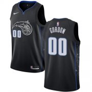 Wholesale Cheap Nike Magic #00 Aaron Gordon Black NBA Swingman City Edition 2018-19 Jersey