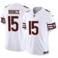 Cheap Men's Chicago Bears #15 Rome Odunze White 2024 Draft F.U.S.E. Vapor Football Stitched Jersey