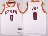 Wholesale Cheap Cleveland Cavaliers #0 Kevin Love Revolution 30 Swingman 2014 New White Jersey