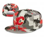 Cheap Calgary Flames Stitched Snapback Hats 003