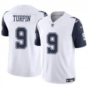 Cheap Men's Dallas Cowboys #9 KaVontae Turpin White 2023 F.U.S.E Vapor Untouchable Limited Stitched Football Jersey